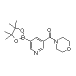 5-(Morpholine-4-carbonyl)pyridine-3-boronic Acid Pinacol Ester
