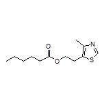 2-(4-Methyl-5-thiazolyl)ethyl Hexanoate
