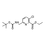 Ethyl 6-[(Boc-amino)methyl]-3-chloropyridine-2-carboxylate