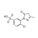 4-Chloro-3-(3-methyl-5-oxo-4,5-dihydro-1-pyrazolyl)benzenesulfonic Acid