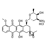 (8S,10S)-8-Acetyl-10-[[(2R,4S,5S,6S)-4-amino-5-hydroxy-6-methyltetrahydro-2H-pyran-2-yl]oxy]-6,8,11-trihydroxy-1-methoxy-7,8,9,10-tetrahydrotetracene-5,12-dione Hydrochloride