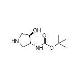 (3R,4R)-3-(Boc-amino)-4-hydroxypyrrolidine