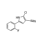 2-Chloro-5-(2-fluorophenyl)pyrrole-3-carbonitrile