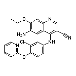 6-Amino-4-[[3-chloro-4-(2-pyridyloxy)phenyl]amino]-7-ethoxyquinoline-3-carbonitrile