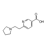 6-[2-(1-Pyrrolidinyl)ethyl]nicotinic Acid