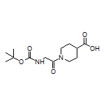 1-(Boc-氨基乙酰基)哌啶-4-甲酸