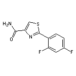 2-(2,4-difluorophenyl)thiazole-4-carboxamide