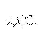 (S)-2-[(tert-Butoxycarbonyl)(methyl)amino]-4-methylpentanoic Acid