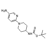 6-[4-(Boc-amino)-1-piperidyl]pyridin-3-amine