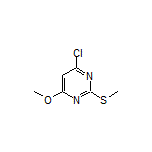 4-Chloro-6-methoxy-2-(methylthio)pyrimidine
