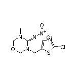 N-[3-[(2-Chlorothiazol-5-yl)methyl]-5-methyl-1,3,5-oxadiazinan-4-ylidene]nitramide