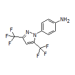 4-[3,5-Bis(trifluoromethyl)-1H-pyrazol-1-yl]aniline