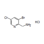 3-Bromo-5-chloropyridine-2-methanamine Hydrochloride