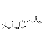 3-[4-[(tert-Butoxycarbonyl)amino]phenyl]propanoic Acid