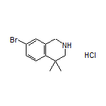 7-Bromo-4,4-dimethyl-1,2,3,4-tetrahydroisoquinoline Hydrochloride
