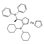 (S)-(+)-1-[(R)-2-(Dicyclohexylphosphino)ferrocenyl]ethyldiphenylphosphine