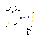 1,2-Bis[(2S,5S)-2,5-dimethylphospholano]ethane(1,5-cyclooctadiene)rhodium(I) Tetrafluoroborate