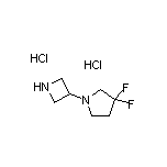 1-(3-Azetidinyl)-3,3-difluoropyrrolidine Dihydrochloride