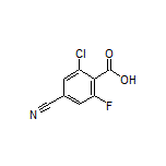 2-Chloro-4-cyano-6-fluorobenzoic Acid
