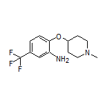2-[(1-Methyl-4-piperidyl)oxy]-5-(trifluoromethyl)aniline
