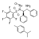 [[(1R,2R)-(-)-2-Amino-1,2-diphenylethyl](pentafluorophenylsulfonyl)amido](p-methylisopropylbenzene)ruthenium Chloride(II)