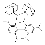 Di(1-adamantyl)(2’,4’,6’-triisopropyl-3,6-dimethoxy-2-biphenylyl)phosphine