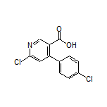 6-Chloro-4-(4-chlorophenyl)nicotinic Acid