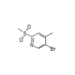 5-Bromo-4-methyl-2-(methylsulfonyl)pyridine