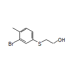 2-[(3-Bromo-4-methylphenyl)thio]ethanol