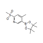4-Methyl-6-(methylsulfonyl)pyridine-3-boronic Acid Pinacol Ester