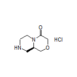 (R)-Hexahydropyrazino[2,1-c][1,4]oxazin-4(3H)-one Hydrochloride