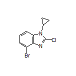4-Bromo-2-chloro-1-cyclopropyl-1H-benzo[d]imidazole