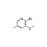 2-Bromo-5-methyl-3-(methylthio)pyridine