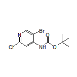 5-Bromo-2-chloro-N-Boc-pyridin-4-amine
