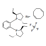 1,2-Bis[(2S,5S)-2,5-diethylphospholano]benzene(1,5-cyclooctadiene)rhodium(I) Tetrafluoroborate