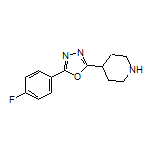 4-[5-(4-Fluorophenyl)-1,3,4-oxadiazol-2-yl]piperidine