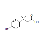 3-(4-Bromophenyl)-3-methylbutanoic Acid