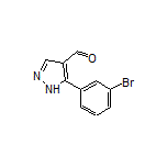 3-(3-Bromophenyl)-1H-pyrazole-4-carbaldehyde