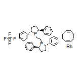 (+)-1,2-Bis((2S,5S)-2,5-diphenylphospholano)ethane(1,5-cyclooctadiene)rhodium(I) Tetrafluoroborate