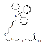 1,1,1-Triphenyl-5,8,11,14-tetraoxa-2-thiaheptadecan-17-oic Acid