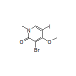 3-Bromo-5-iodo-4-methoxy-1-methylpyridin-2(1H)-one