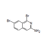 3-Amino-1,7-dibromoisoquinoline