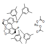 Diacetato[(S)-(-)-5,5’-bis[di(3,5-xylyl)phosphino]-4,4’-bi-1,3-benzodioxole]ruthenium(II)