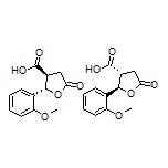 trans-2-(2-Methoxyphenyl)-5-oxotetrahydrofuran-3-carboxylic Acid
