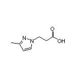 3-(3-Methyl-1-pyrazolyl)propanoic Acid