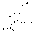 7-(Difluoromethyl)-5-methylpyrazolo[1,5-a]pyrimidine-3-carboxylic Acid