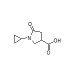 1-Cyclopropyl-5-oxopyrrolidine-3-carboxylic Acid