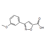 3-(3-Methoxyphenyl)isoxazole-5-carboxylic Acid