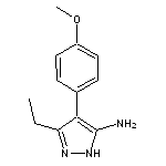 3-ethyl-4-(4-methoxyphenyl)-1H-pyrazol-5-amine