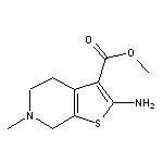 methyl 2-amino-6-methyl-4,5,6,7-tetrahydrothieno[2,3-c]pyridine-3-carboxylate